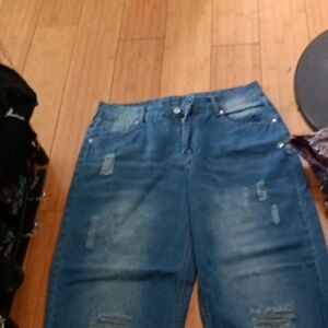 Plus Size Distressed Jeans NWOT 30" Waist